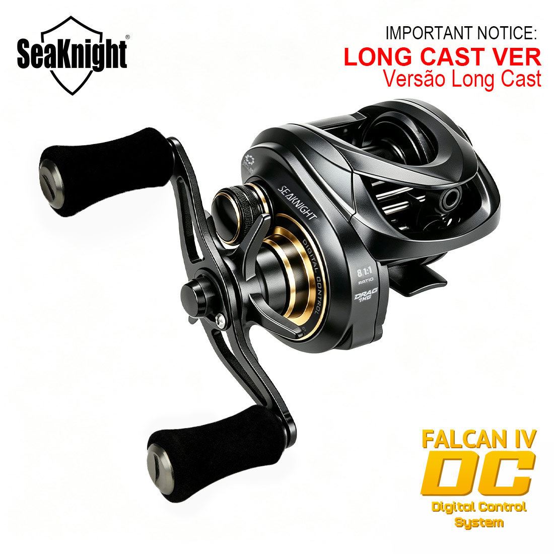 SeaKnight Brand FALCAN IV DC 8 - Ice Fishing Reel ulasan dan harga
