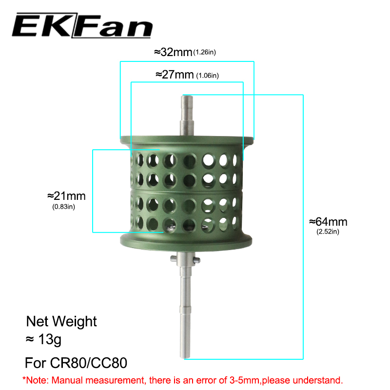 EKFan Green Micro Matter Threa - Reel Drag Knob ulasan dan harga