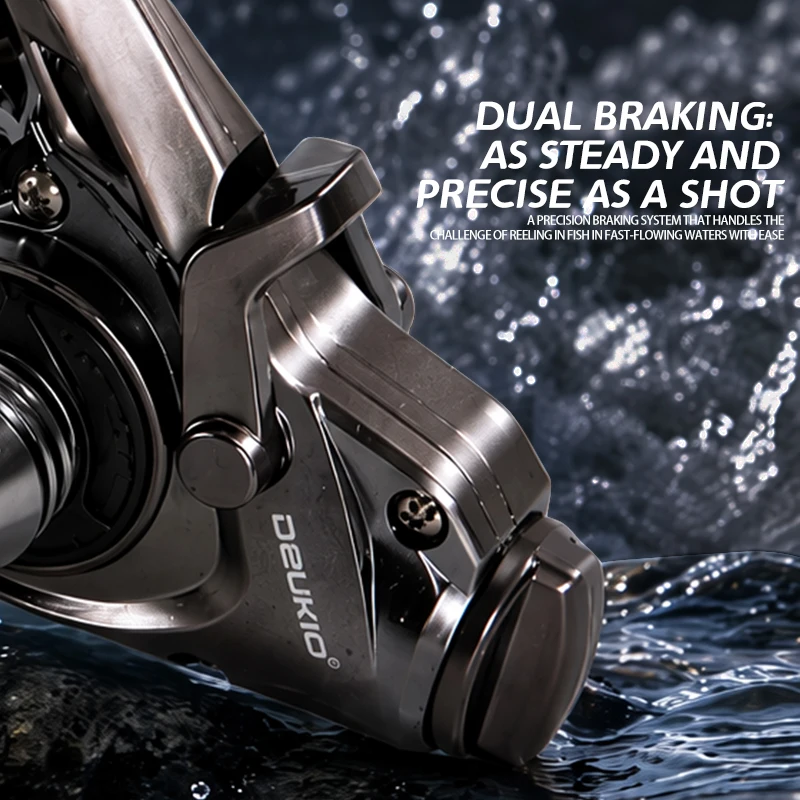 DEUKIO Compact Spinning Reel D - Ice Fishing Reel ulasan dan harga