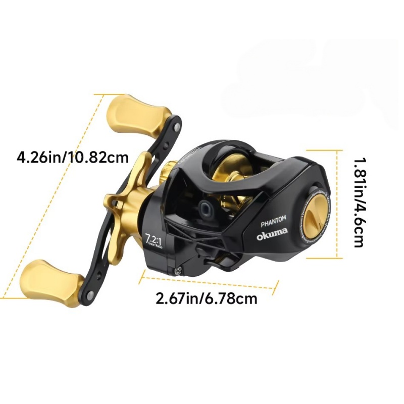 OKUMA Baitcaster Fishing Reel  - Surf Reel ulasan dan harga